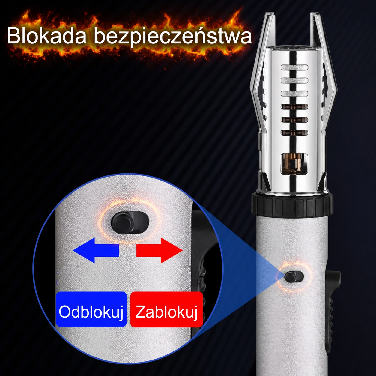 Miecz Żarowy 1300°C Full Metal